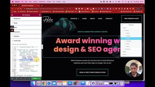 How to add animated gradient text to Elementor смотреть онлайн