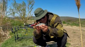 Рыбалка в Крыму озеро Константиновка 04.2024 г