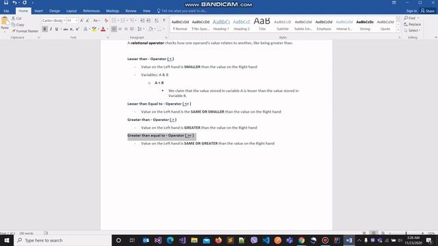 3.4.1 Equality and Relational смотреть онлайн