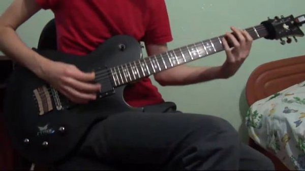 my Schecter Demon Solo 6 - Elixir strings