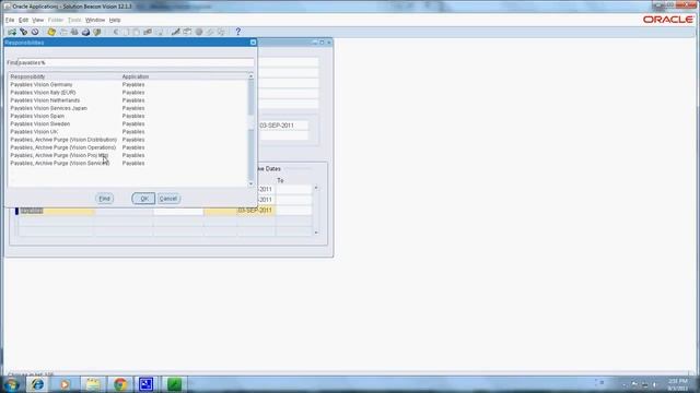 Oracle Training- Creating new user, assigning responsibilities and Managing Favorites смотреть онлайн