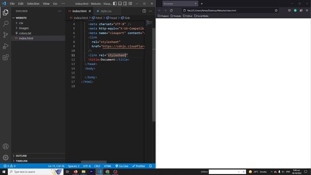 How To Link CSS To HTML in Visual Studio Code in Urdu смотреть онлайн