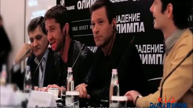 Blockbuster. Gerard Butler In Moscow