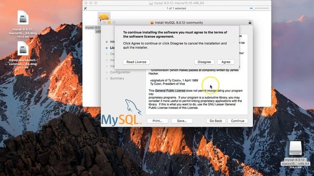 MacOSX Install MySQL And Workbench