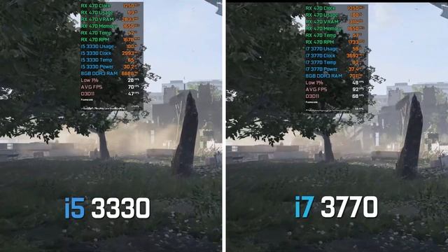 i5 3330 vs i7 3770 - Test in 5 Games смотреть онлайн