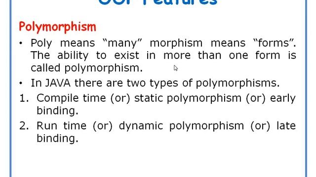 OOP Features in java in Telugu || JAVA in Telugu Lecture-4 смотреть онлайн