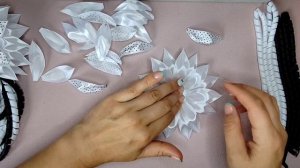 Бантики из атласной ленты 2,5 см.