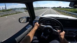 2023 G63 AMG On AUTOBAHN! 585HP MERCEDES-BENZ G63 AMG