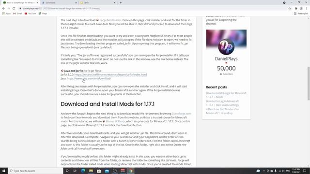 [1.17.1] How To Install FORGE For Minecraft 1.17.1 and Install Mods | Minecraft Tutorial смотреть онлайн