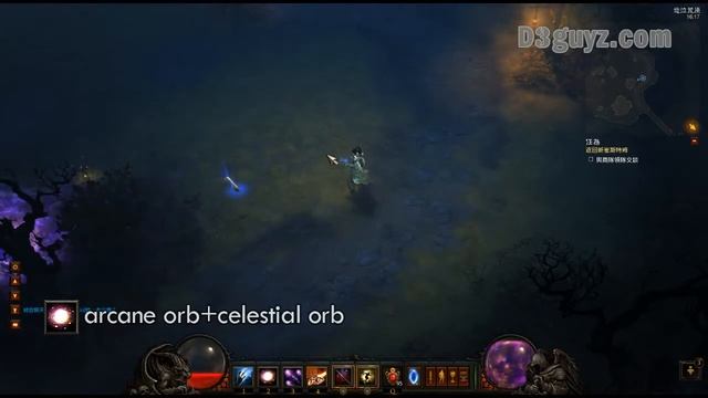 Diablo3-Чародей-умение-Тайная сфера+Небесная сфера смотреть онлайн