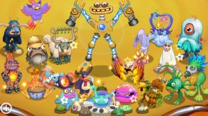 Огненный Оазис / Fire Oasis - без редкого и эпического Коробаса (My Singing Monsters)