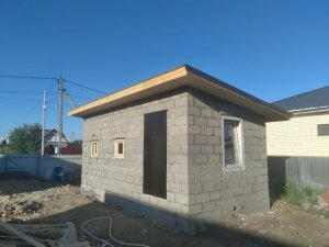 Баня 6х3 из керамзитобетонных блоков под ключ в Казани