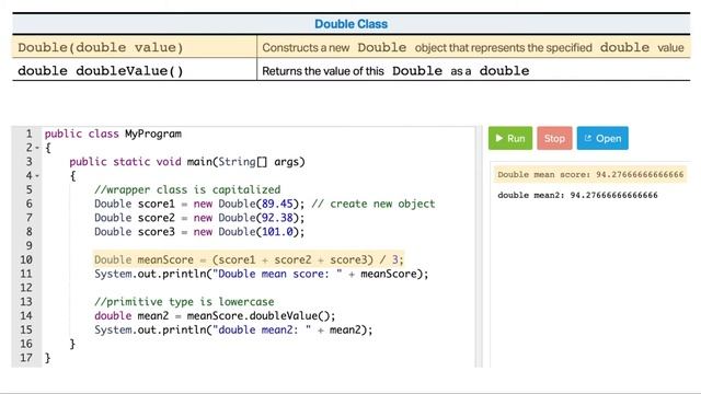 AP CSA 2.8 Wrapper Classes: Integer and Double смотреть онлайн