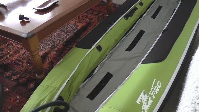 Z-pro Tango Kayak unboxing and review. смотреть онлайн