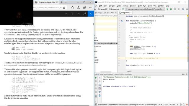 Live Code: Learning Kotlin смотреть онлайн
