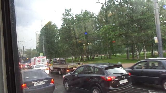 Трамвай "5113 по 55" Петербурга 10-***: ЛВС-86К б.5113 по №55 (09.06.20) смотреть онлайн