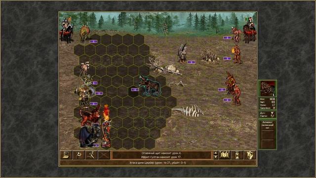 БАТТЛ (Герой 3: Меча и магии). Темница против Инферно смотреть онлайн