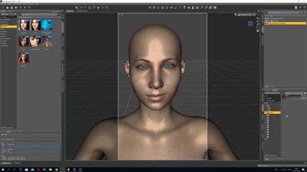 Daz Studio 3D FaceGen урок