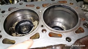 Притирка поверхности блока цилиндров на автомобиле