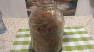 КВАШЕНАЯ ХРУСТЯЩАЯ КАПУСТА В РАССОЛЕ /Простой рецепт в банке #36