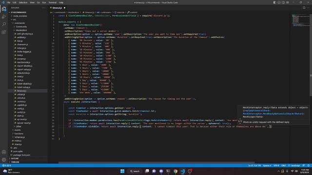 [NEW] - How to make a TIMEOUT COMMAND for your discord bot! || Discord.js V14 смотреть онлайн