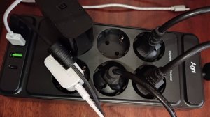 Сетевой фильтр, AGNI, 6 розеток + 3 USB и 1 TYPE-C