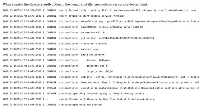 DevOps & SysAdmins: directoryperDB is not working under WiredTiger storage Engine смотреть онлайн