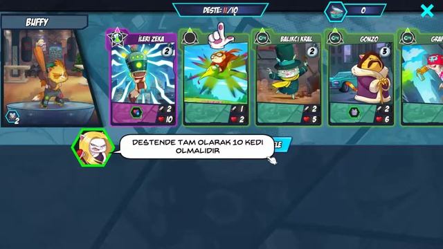 Tap Cats: Epic Card Battle Gameplay смотреть онлайн