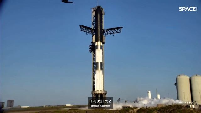 Replay! SpaceX scrubs first Starship launch attempt to space смотреть онлайн