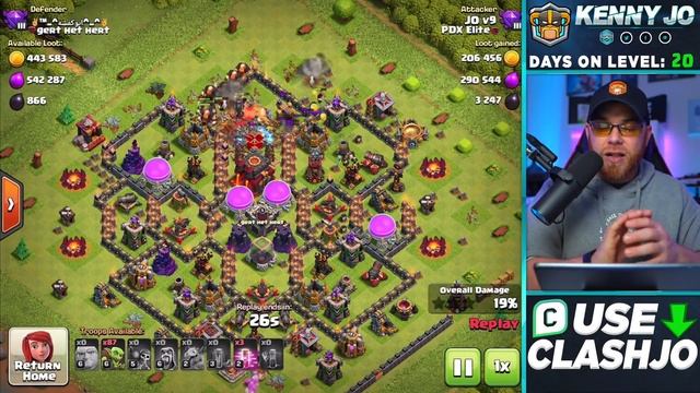Proof No Spell TH10 Goblin Knife is OP! No Spell Factory Farming in Clash of Clans смотреть онлайн