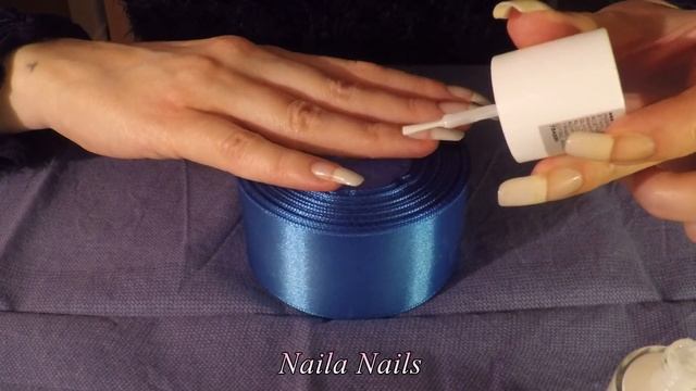 ? PAINTING MY LONG NATURAL NAILS - FRENCH MANICURE - NAILA NAILS