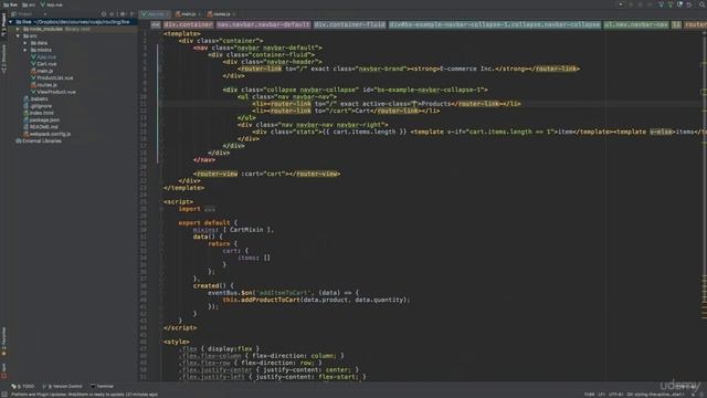 Vue.js 150 Styling the active link смотреть онлайн