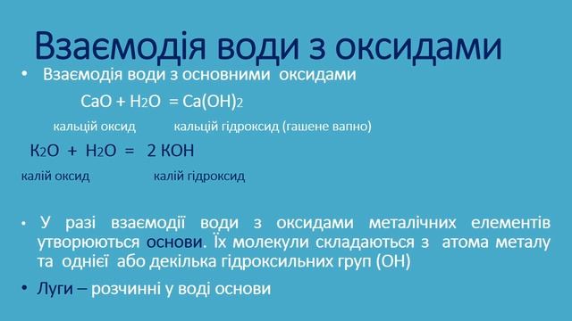 Відеопрезентація "Вода" Урок хімії у 7 класі смотреть онлайн