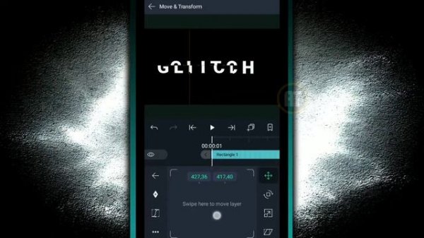Glitch Text Effect in Alight Motion