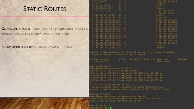 Juniper’s Routing Table | Introduction to Juniper and JNCIA Part 15 смотреть онлайн
