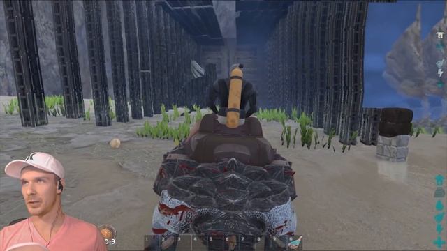 ARK: THE CENTER | TAMING A TUSOTEUTHIS | HOW TO SOLO TAME A GIANT SQUID смотреть онлайн
