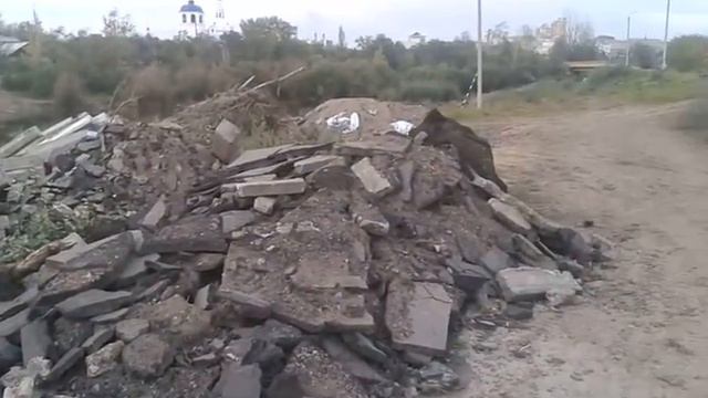 Дорожно-строительный мусор на острове Улан-Удэ смотреть онлайн