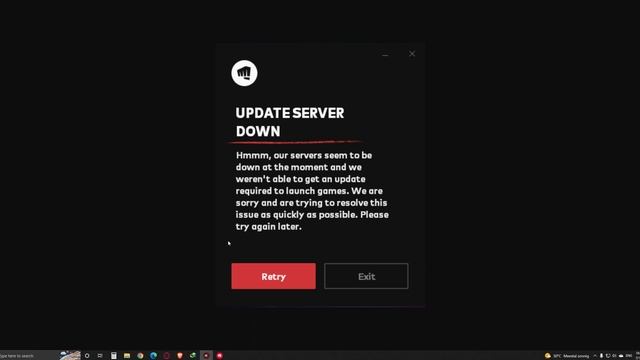 Easy Fix - "Update Server Down" error league of legends , Valorant and... (Riot Client) windows 1 смотреть онлайн