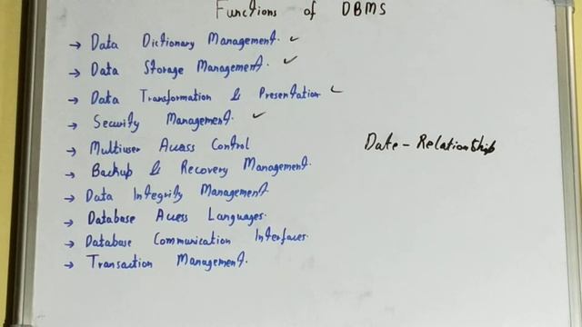 Functions of DBMS|Functions of Database Management System|Database Management System Functions|DBMS смотреть онлайн