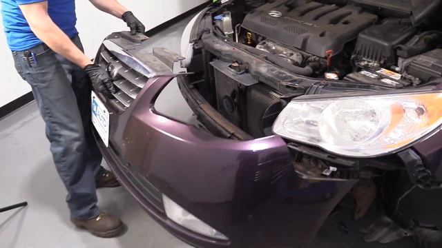 How to Remove Bumper Cover 07-10 Hyundai Elantra смотреть онлайн