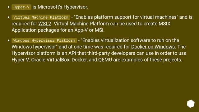 Hyper-V vs Virtual Machine Platform vs Windows Hypervisor Platform settings in Programs and Feature смотреть онлайн