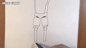 How to draw Sinister Foxy, FNaF, Как нарисовать Синистер Фокси, ФНаФ