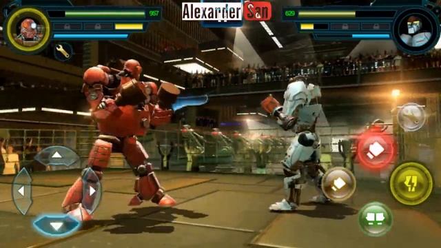 БИТВЫ РОБОТОВ!!! Real Steel World Robot Boxing По фильму ЖИВАЯ СТАЛЬ 1 серия Игры на Андроид смотреть онлайн