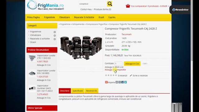 Cum sa compari produse pe site-ul Frigmania смотреть онлайн