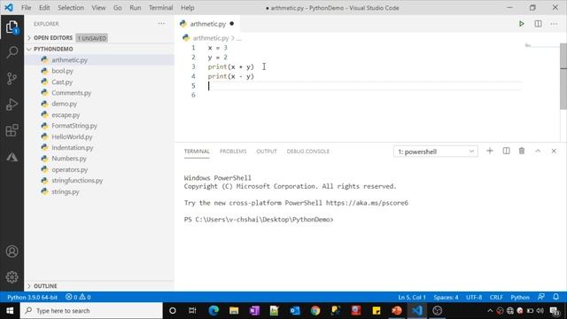 17. Arithmetic Operators in Python смотреть онлайн