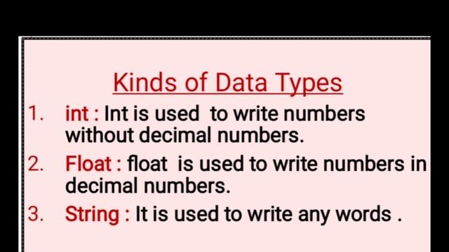 This video is all about data types, variables and print function of Python. смотреть онлайн
