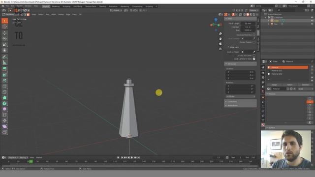 Tutorial de Blender para principiantes en Español - Como usar la herramienta de Loop Cut смотреть онлайн
