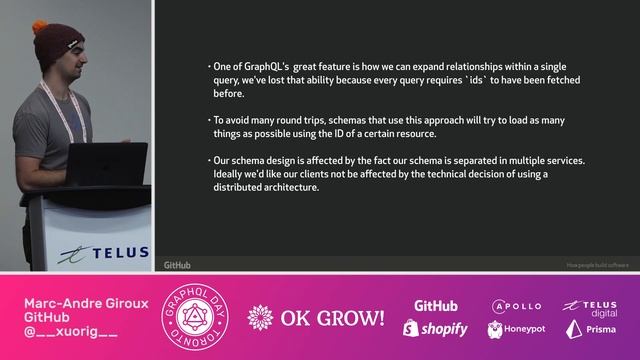 Marc-Andre Giroux – So you want to distribute your GraphQL schema? смотреть онлайн