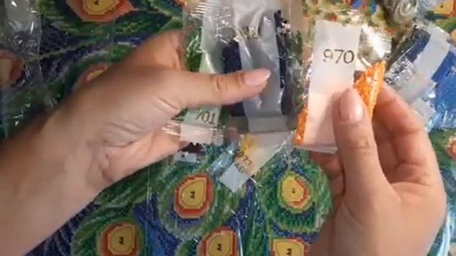 Алмазная вышивка #Павлин# Unboxing смотреть онлайн