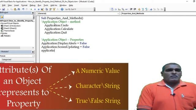 Excel VBA Macros: How to Identify Property And Method Of An Object|| VBA Macros || VBA Training смотреть онлайн